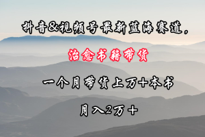 抖音&视频号最新蓝海赛道，治愈书籍带货，一个月带货上万+本书，月入2万＋