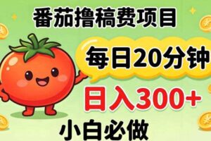 番茄撸稿费，每天20分钟，日入300+！0门槛躺賺，小白直接抄作业【揭秘】