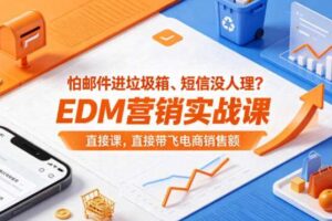 怕邮件进垃圾箱、短信没人理？EDM营销实战课，直接带飞电商销售额【原创双语字幕】